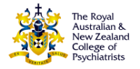 Royal Australian and New Zealand College of Psychiatrists (RANZCP)